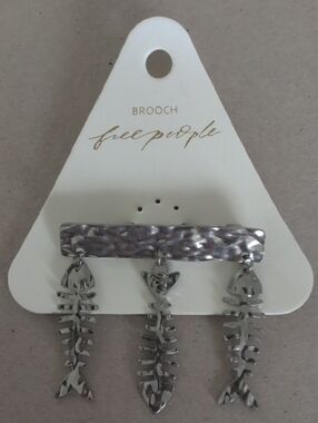 NWT Free People Fish Brooch